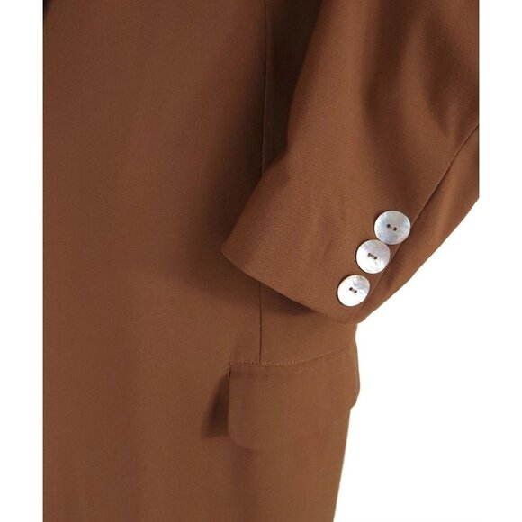 Luar Belt Coat Size S Womens Brown Trench Jacket $780 - Picture 8 of 16